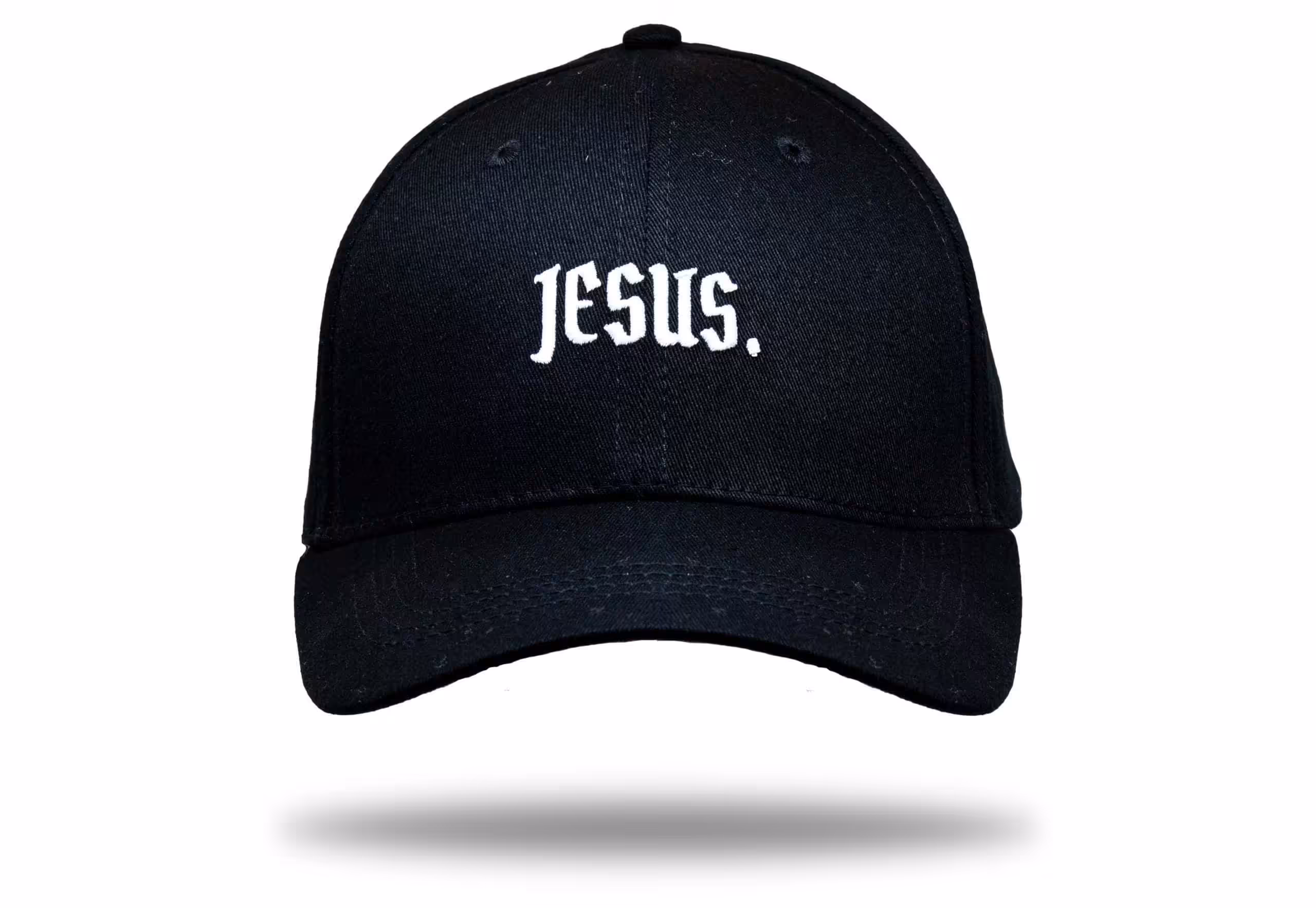 100% Baumwollcap mit "Jesus" Aufdruck, christliche Mode, religiöser Baseballmütze, evangelische Kleidung.