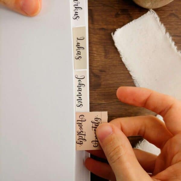 Glaubensaufkleber für christliche Marken, Handgeschrieben, personalisiert, christliche Dekoration.