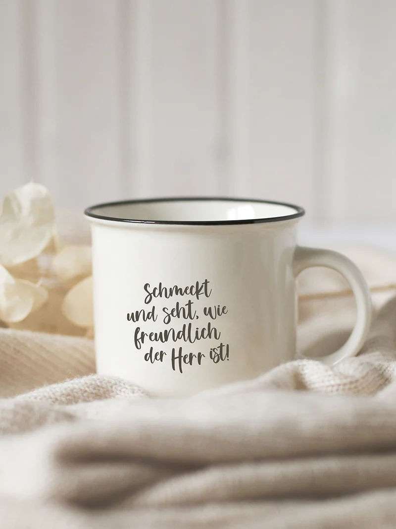 Gottes Zitat Tasse mit christlicher Botschaft, Geschenkidee Für Gläubige.