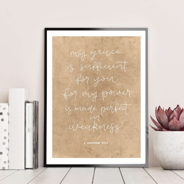 Gottesanerkennung, christliche Zitate, christliche Dekoration, Bibelvers, christliche Inspiration.