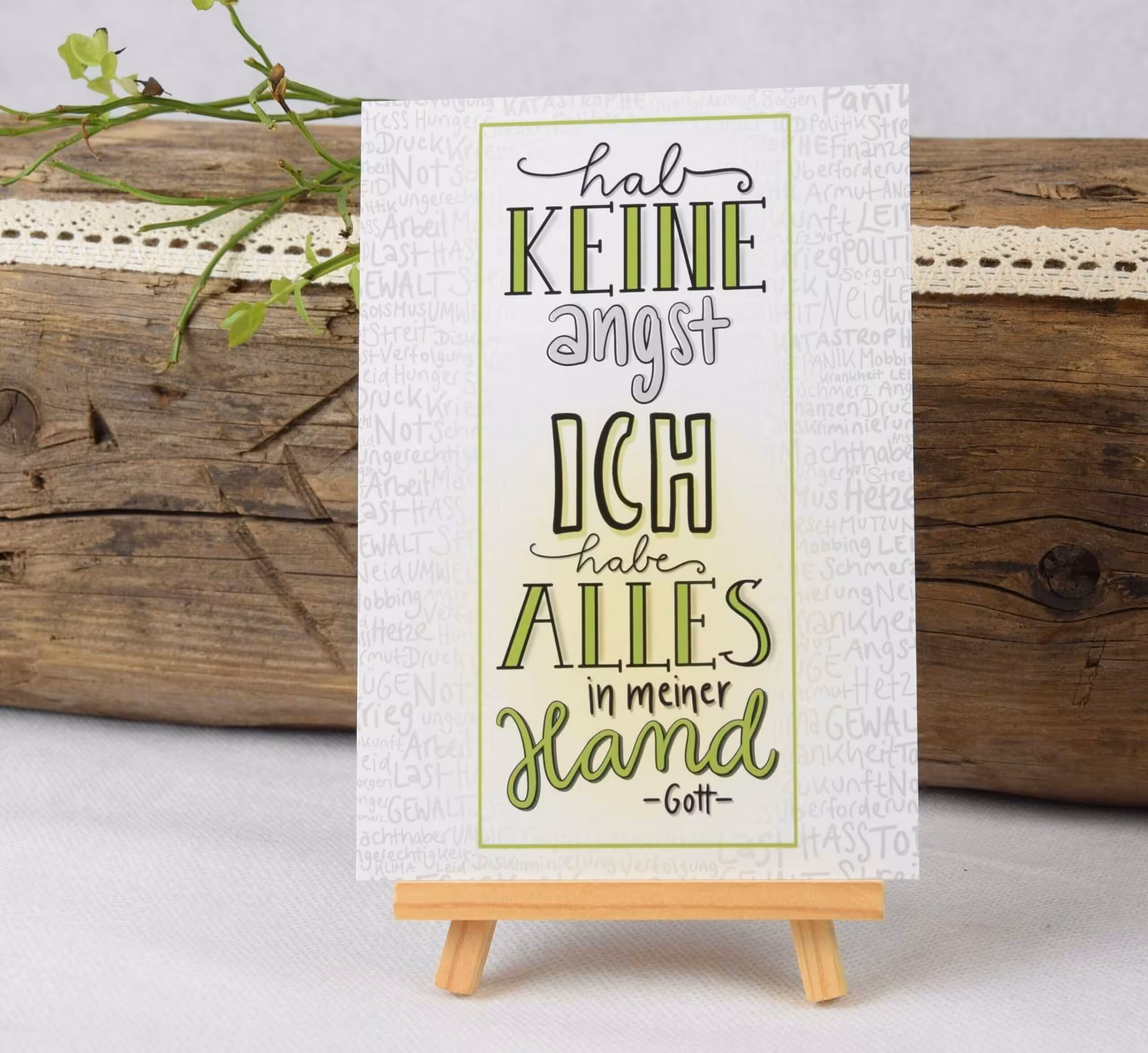 Kreuz-Christliche Spruchkarte mit inspirierendem Bibelzitat, Geschenk für Glaubensgemeinschaft.