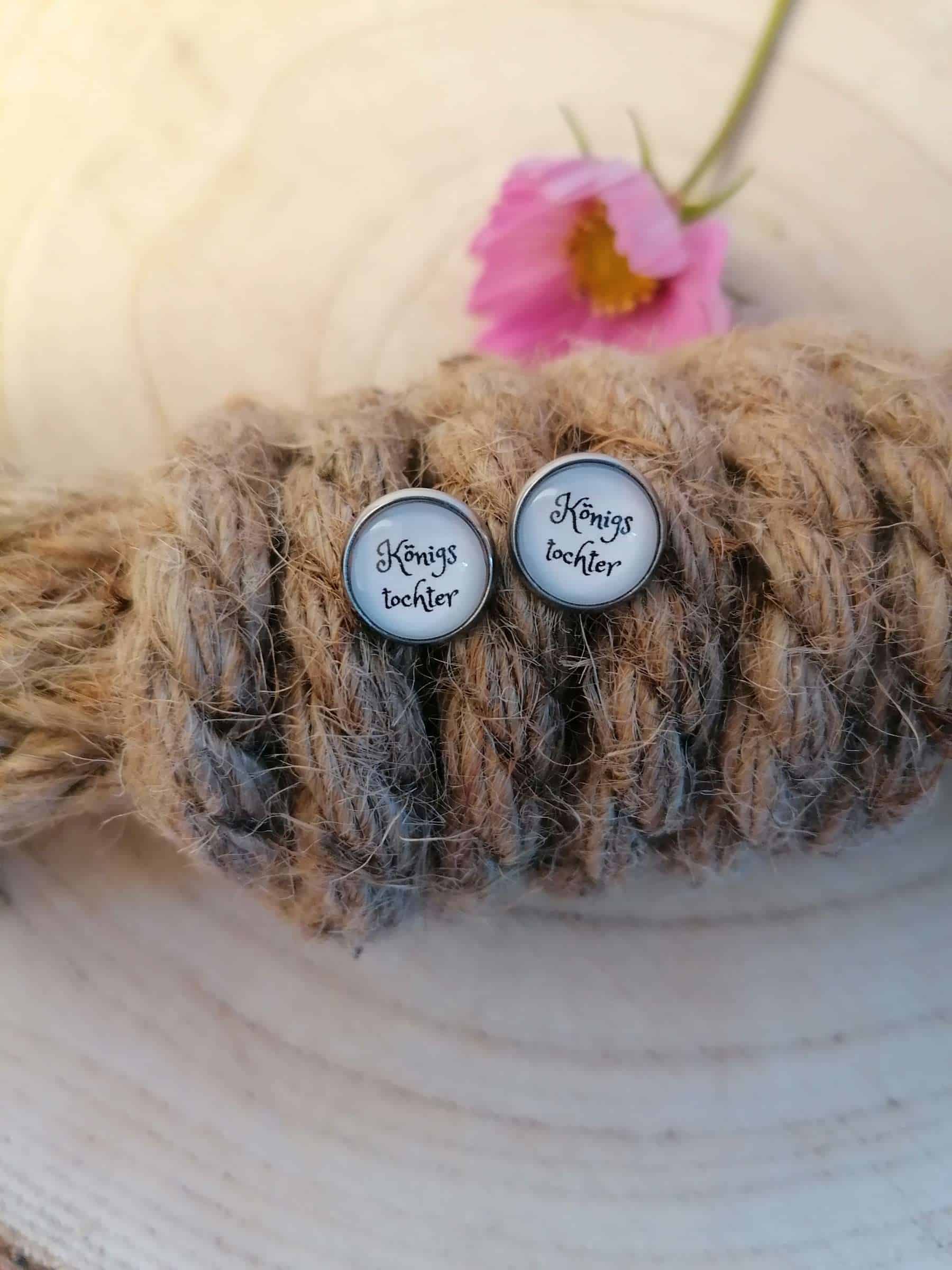 Königs Tochter Ohrringe, christliche Schmuck, religiöser Modeschmuck, christliche Ohrringe, Glaube Accessoires.