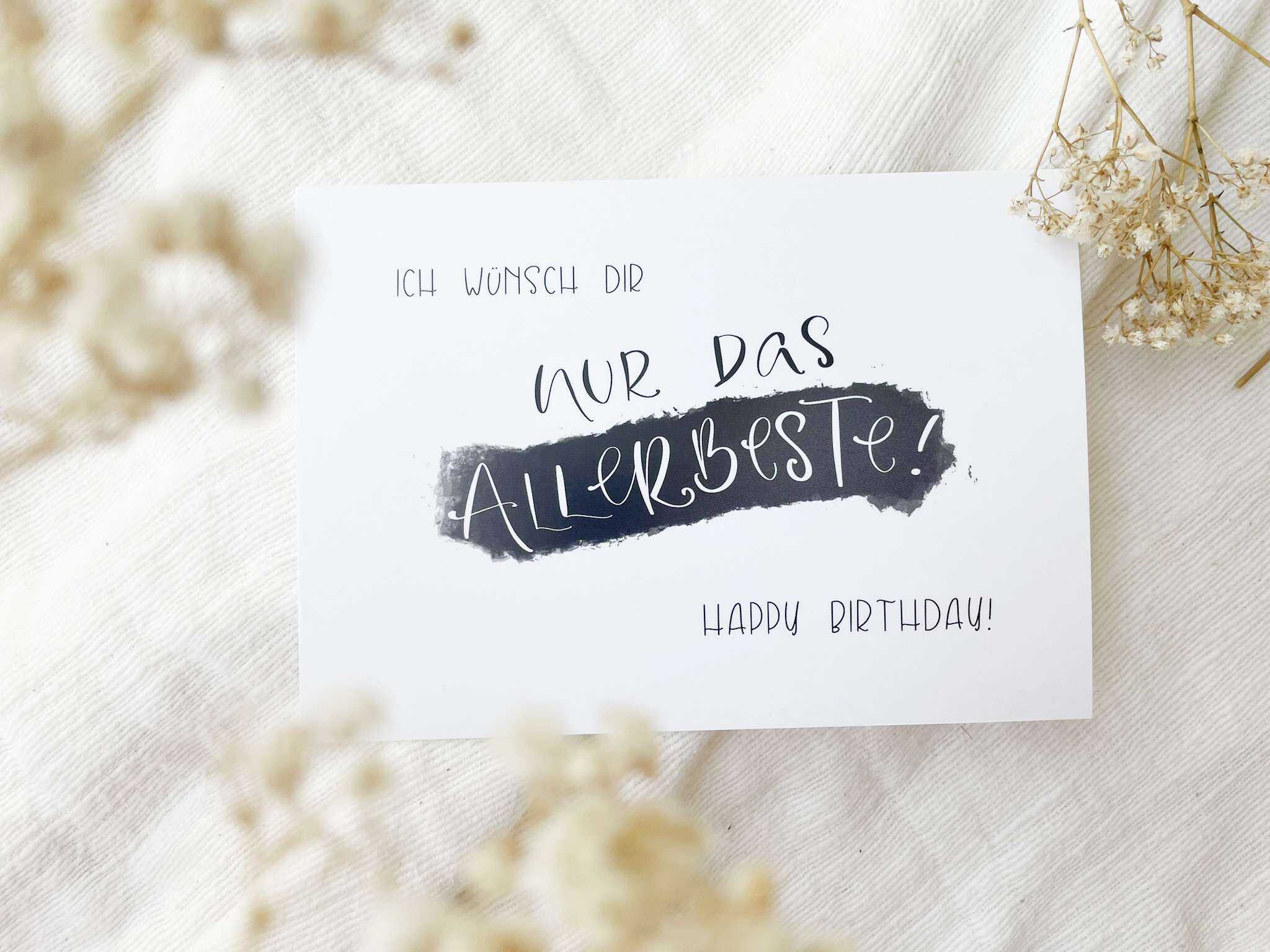 Individuelle christliche Grußkarte für Geburtstagswünsche, liebevolle Botschaft, christliche Inspiration.