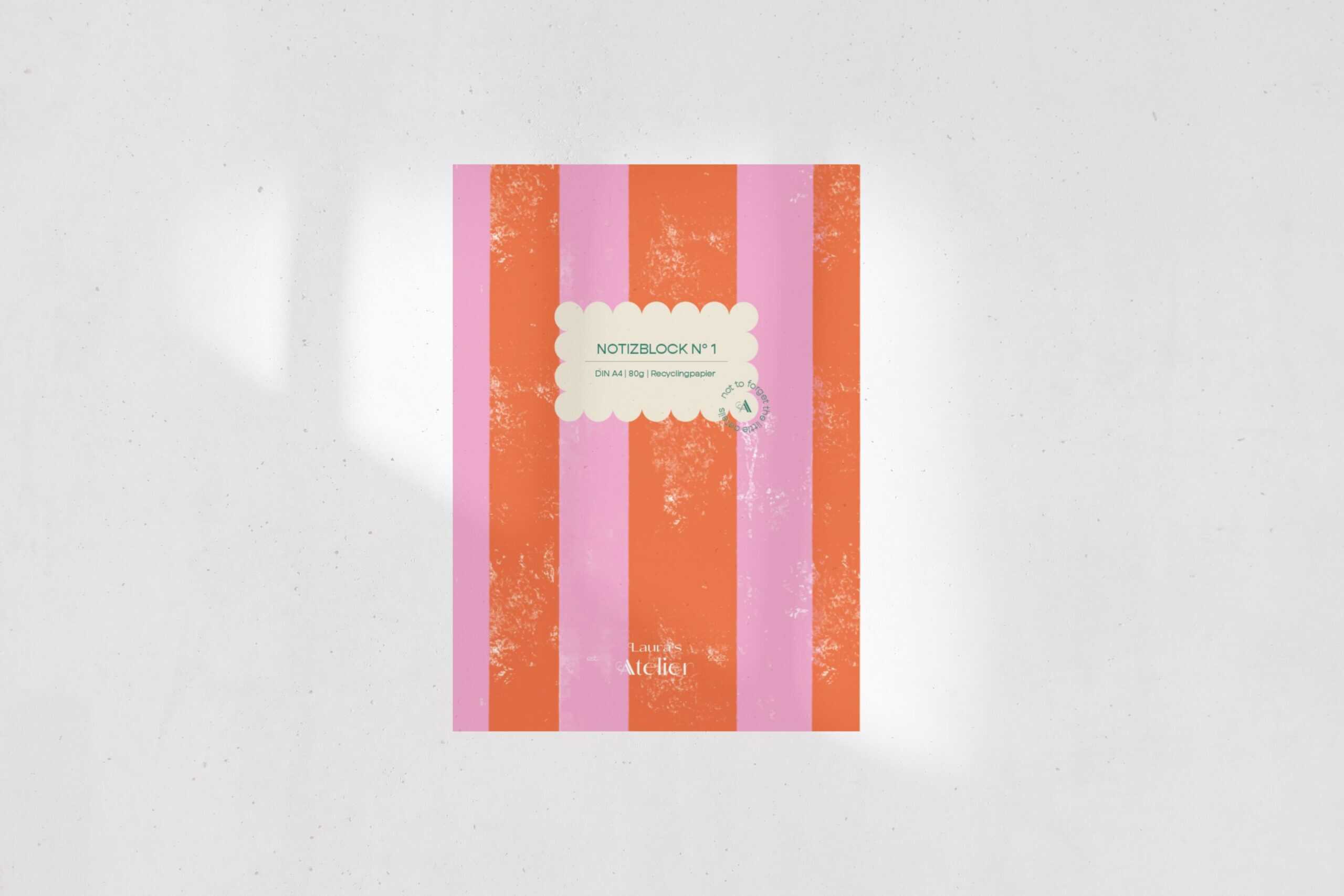 Notizblock mit christlichemDesign, ideal für christliche Marken und Inspirationen.