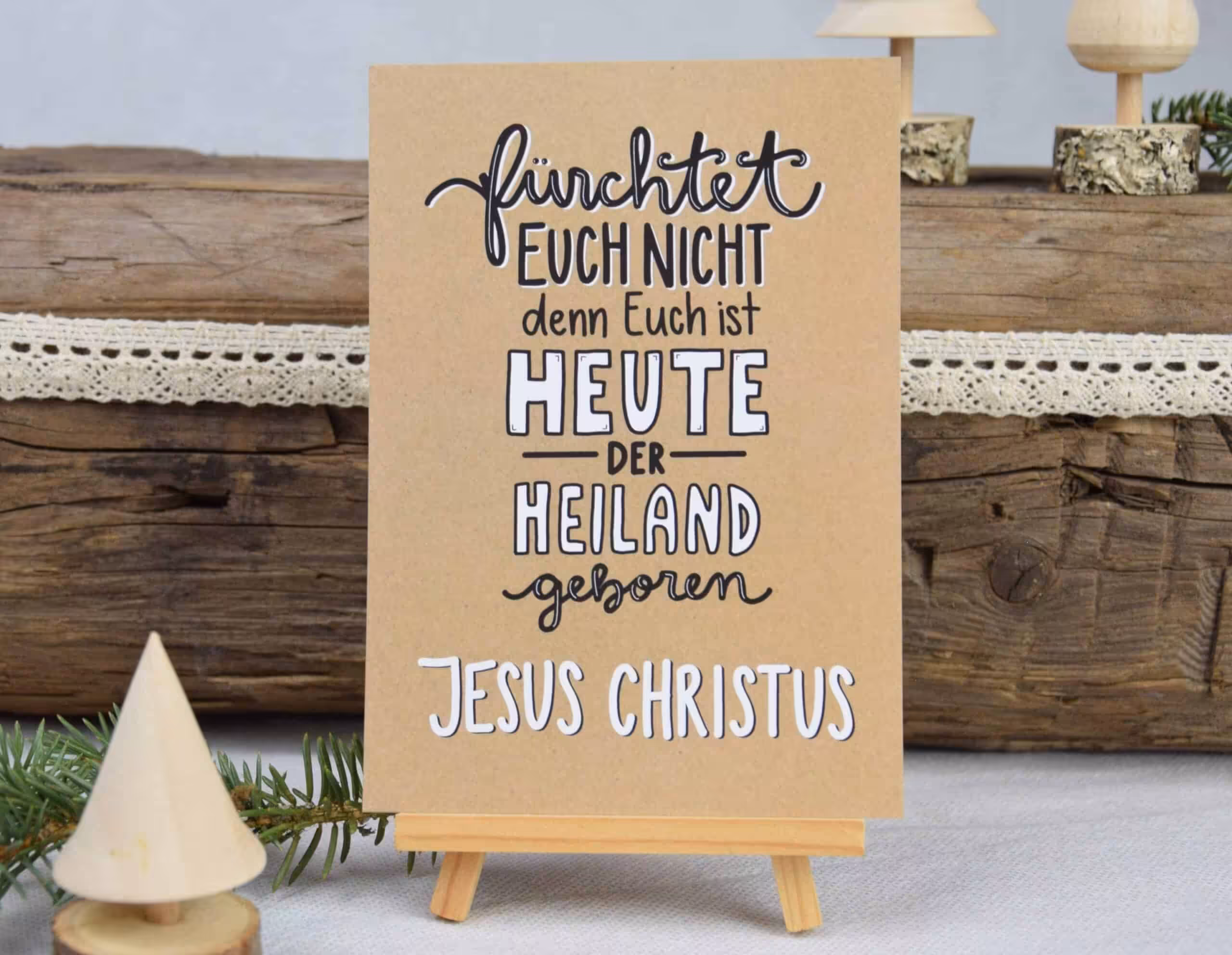 Gotteslästerliches Zitat auf christlichem Dekor, religiöser Spruch, christliches Geschenk.