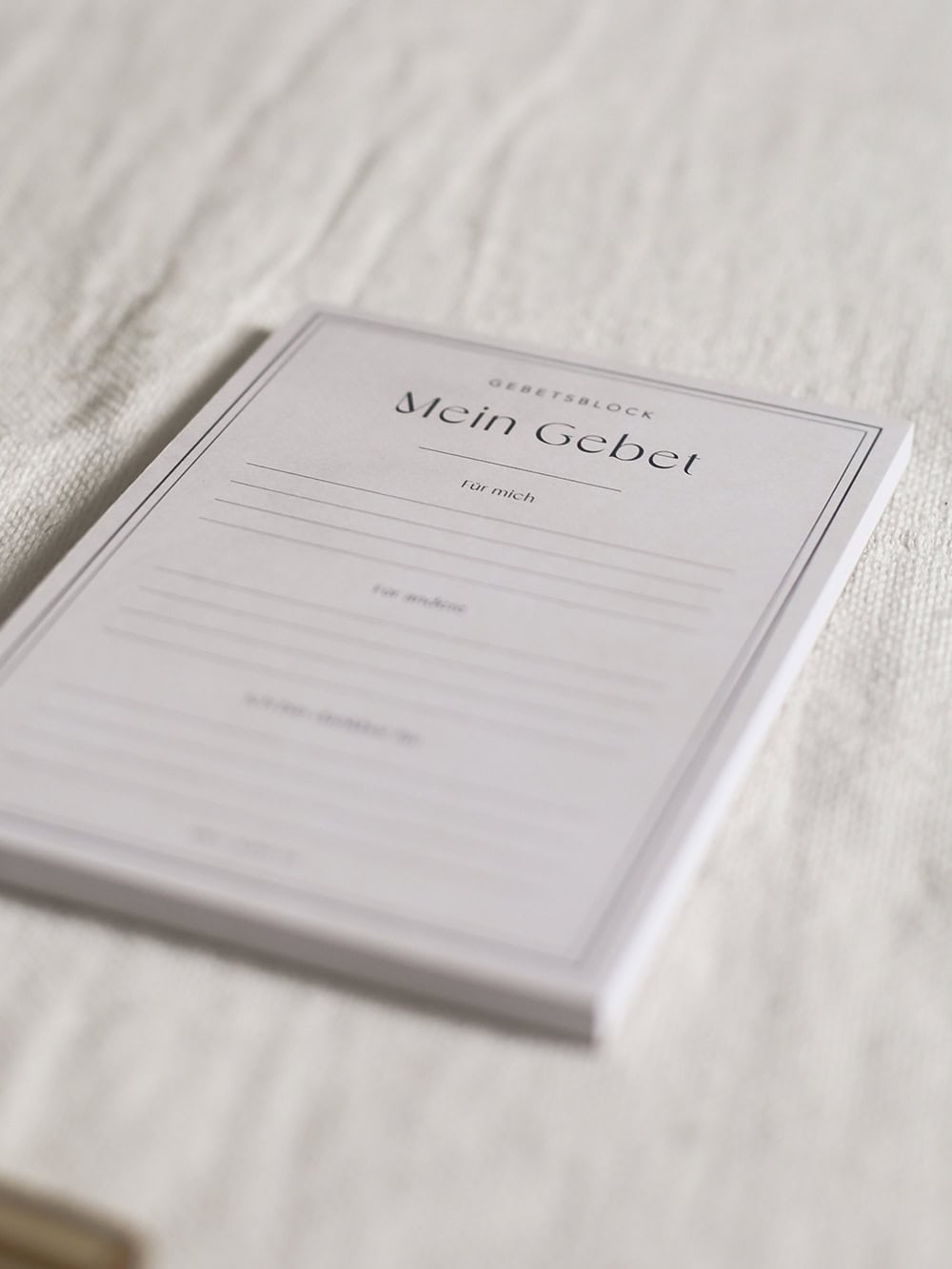 Gebetsblock für Christen, Gebet für mich, christlicher Gebetsblock, religiöses Gebetsschreibset.