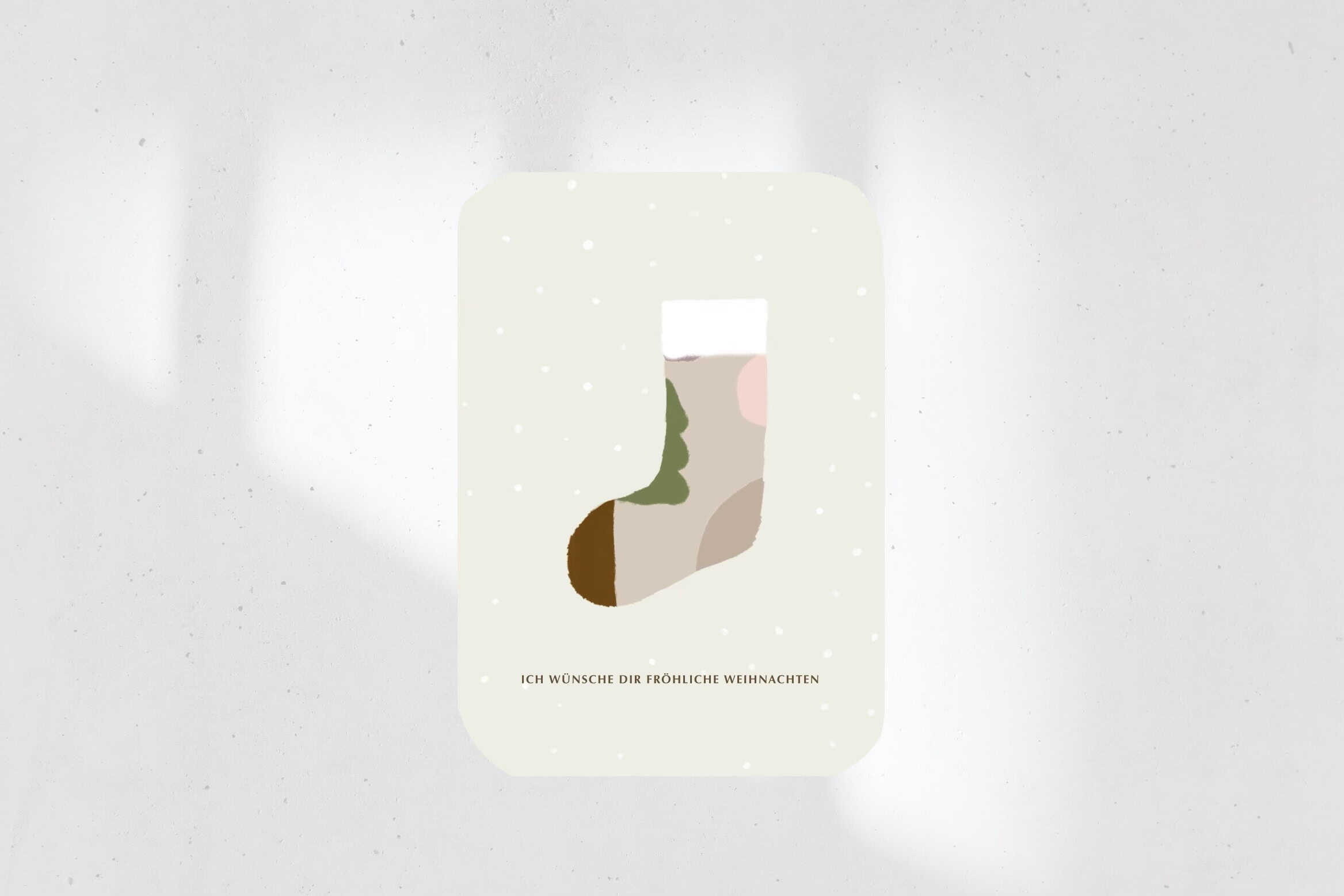 Frohe Weihnachten christliche Grußkarte mit Bibelvers auf Mookho.de, christliche Marken.