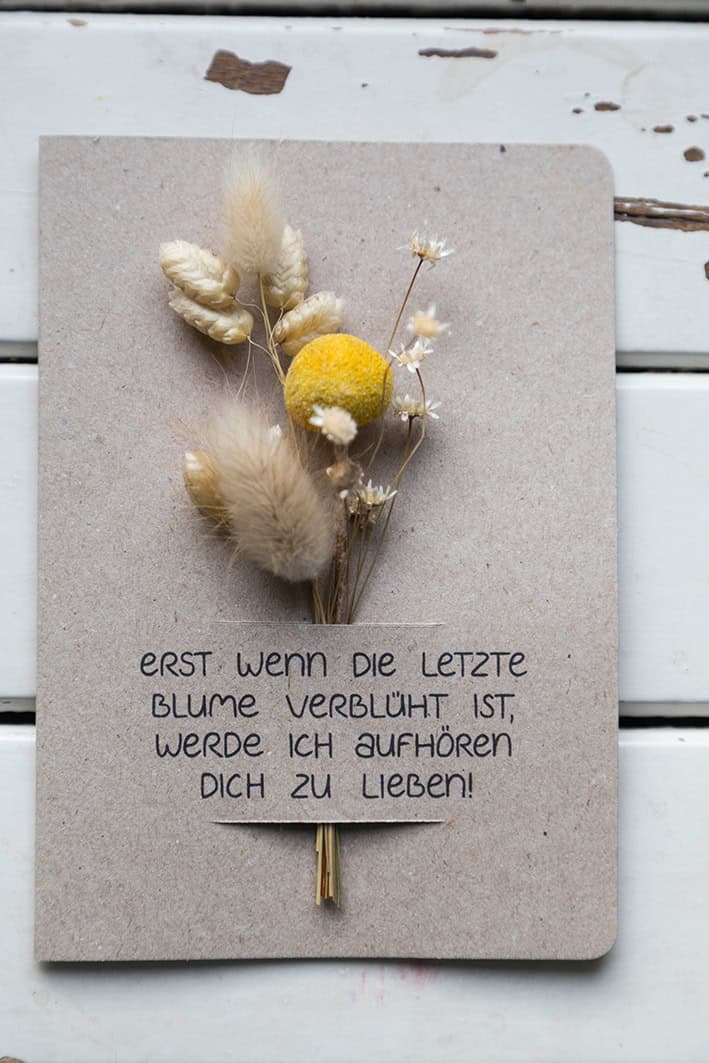 Blumenmitglieder mit Bibelvers, christliche Worte, Trost, Liebe, Abschied, Erinnerung, Naturdeko, Bibelspruch.