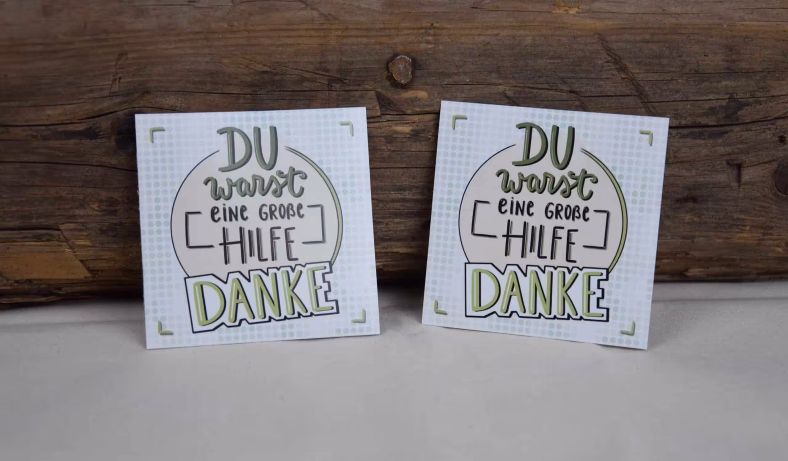 Hochwertige christliche Grüße mit Dankbarkeit und Hilfe.