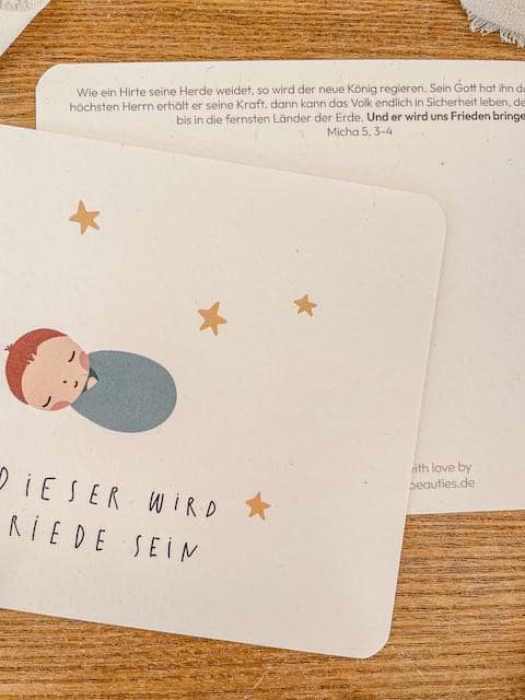 Sanfte christliche Botschaft auf Karte, religiöse Grußkarte für Christen, Glaube, Gebet, Frieden.