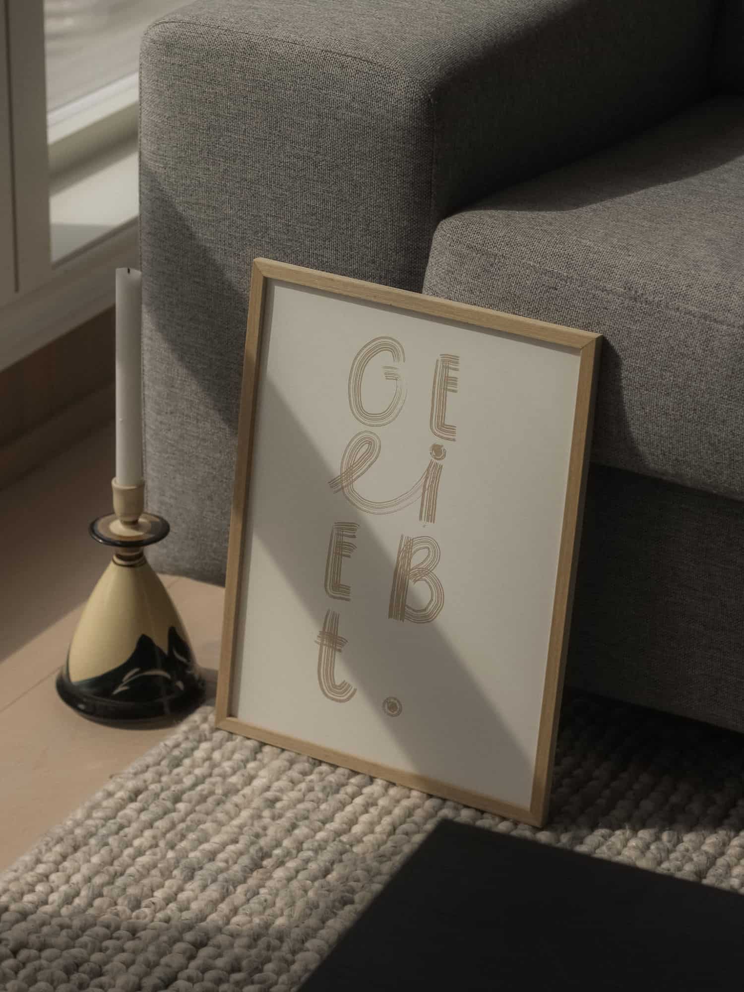 Moderne christliche Dekoration, Wandbild mit Bibelvers, christliche Wohnaccessoires, christliche Geschenkideen.