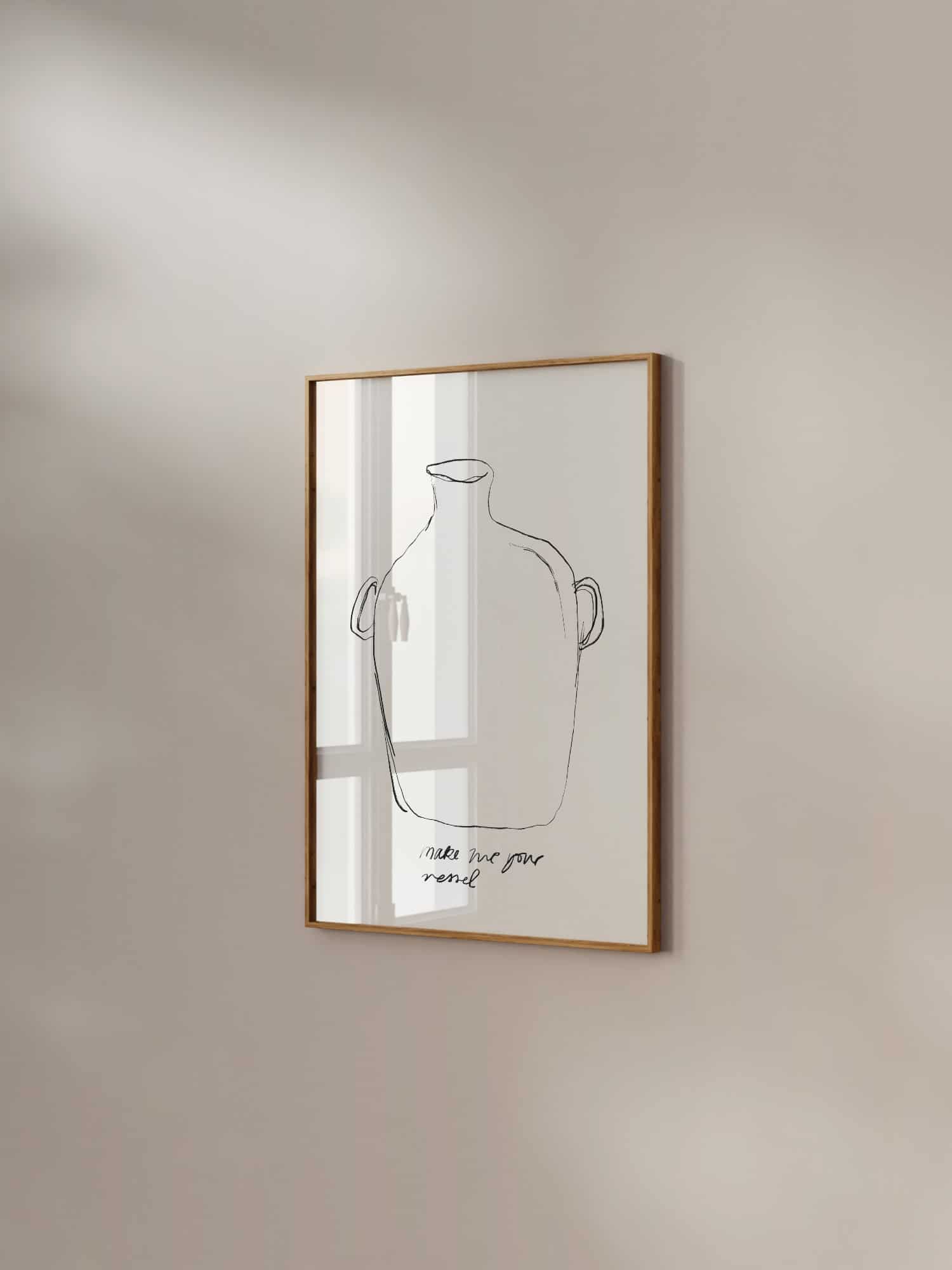 Minimalistisches Kunstwerk mit Bibelzitat auf whiteboard im Raum, christliche Dekoration, Spiritualität, christliche Botschaft.