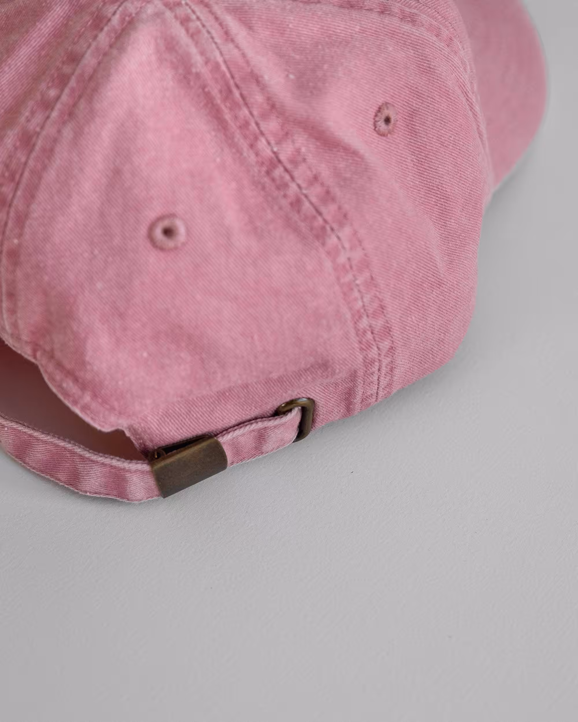 Modischer pinker Baseballcap aus Baumwolle mit verstellbarem Riemen, christliche Marke.