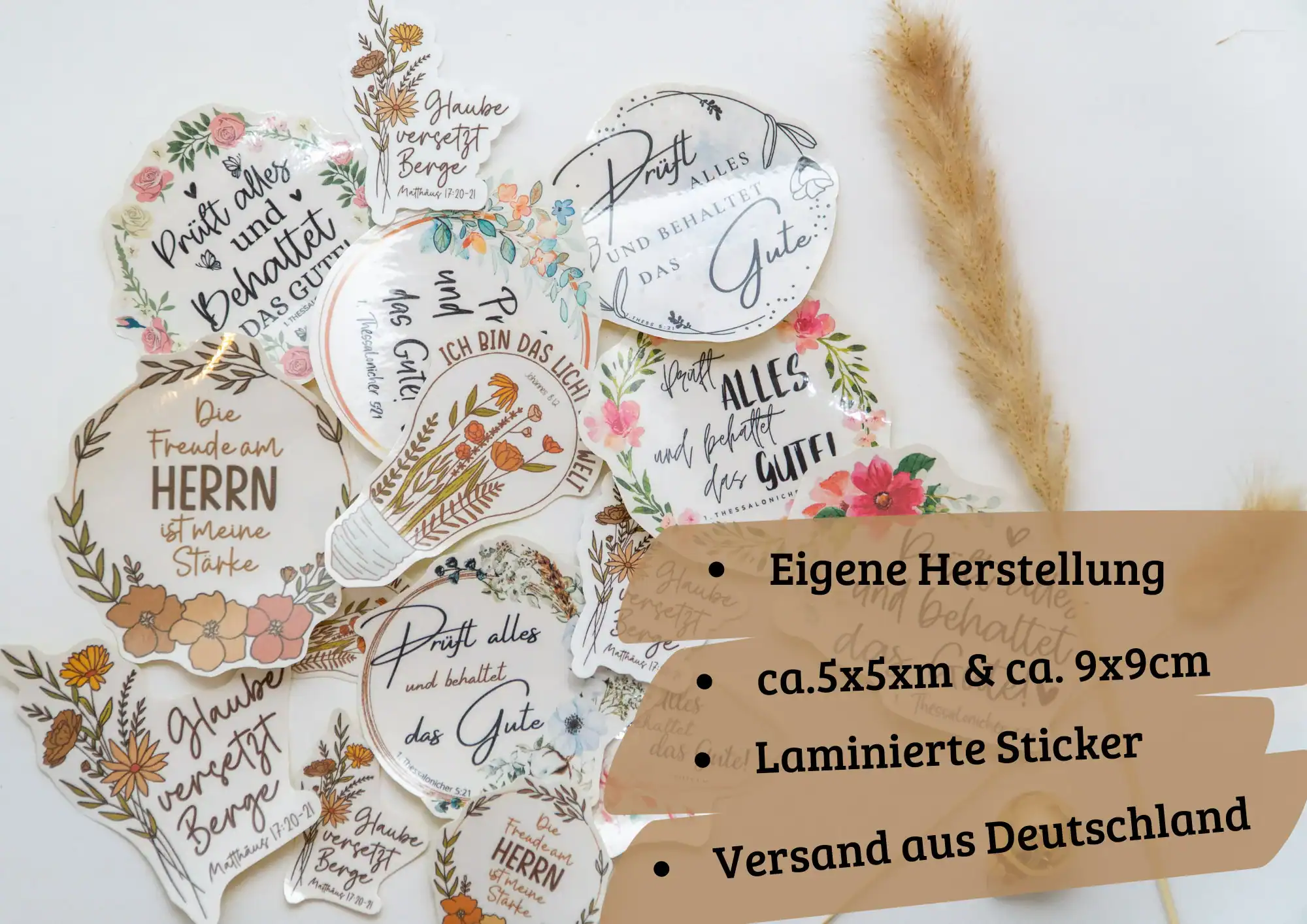 Gottesbotschaften, christliche Aufkleber, Bibelverse, christliche Sticker, religiöse Dekorationen, christliche Zitate, evangelische Geschenke, spirituelle Aufkleber, Glaubenssymbole, christliche Motive.