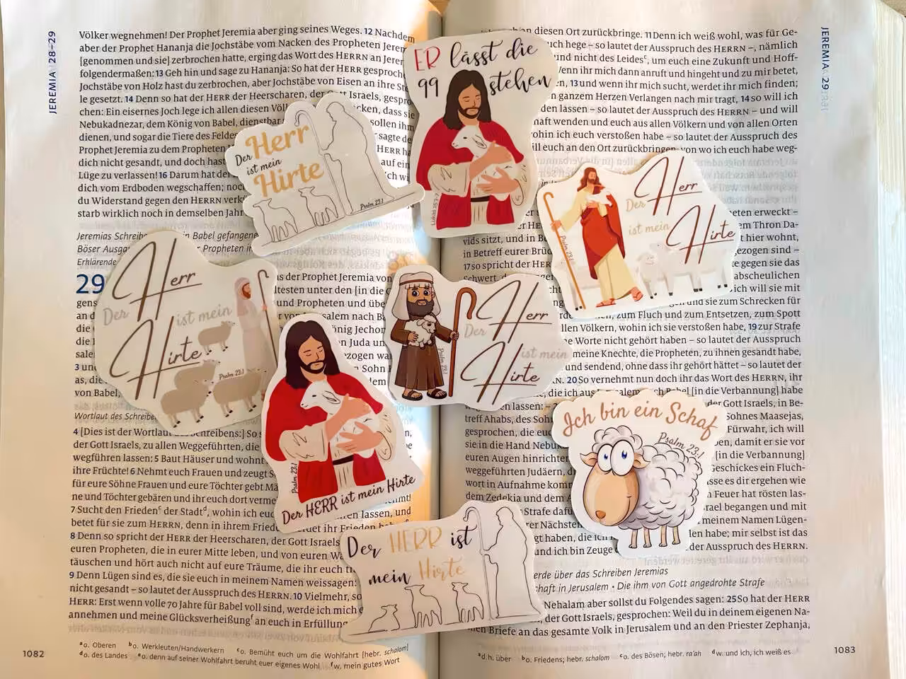 Glaubensartikel für Christen, religiöse Sticker mit Bibelversen, Glaubensbotschaften, christliche Sprüche, Gebetsaufkleber, Jesus Christus Sticker, christliche Zitate, Bibelzitate, religiöse Dekorationen, christliche Motivation.