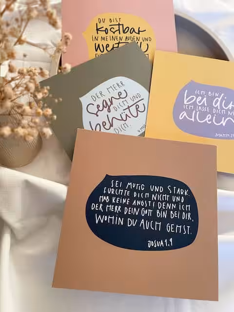Inspirierende christliche Grußkarten online kaufen.