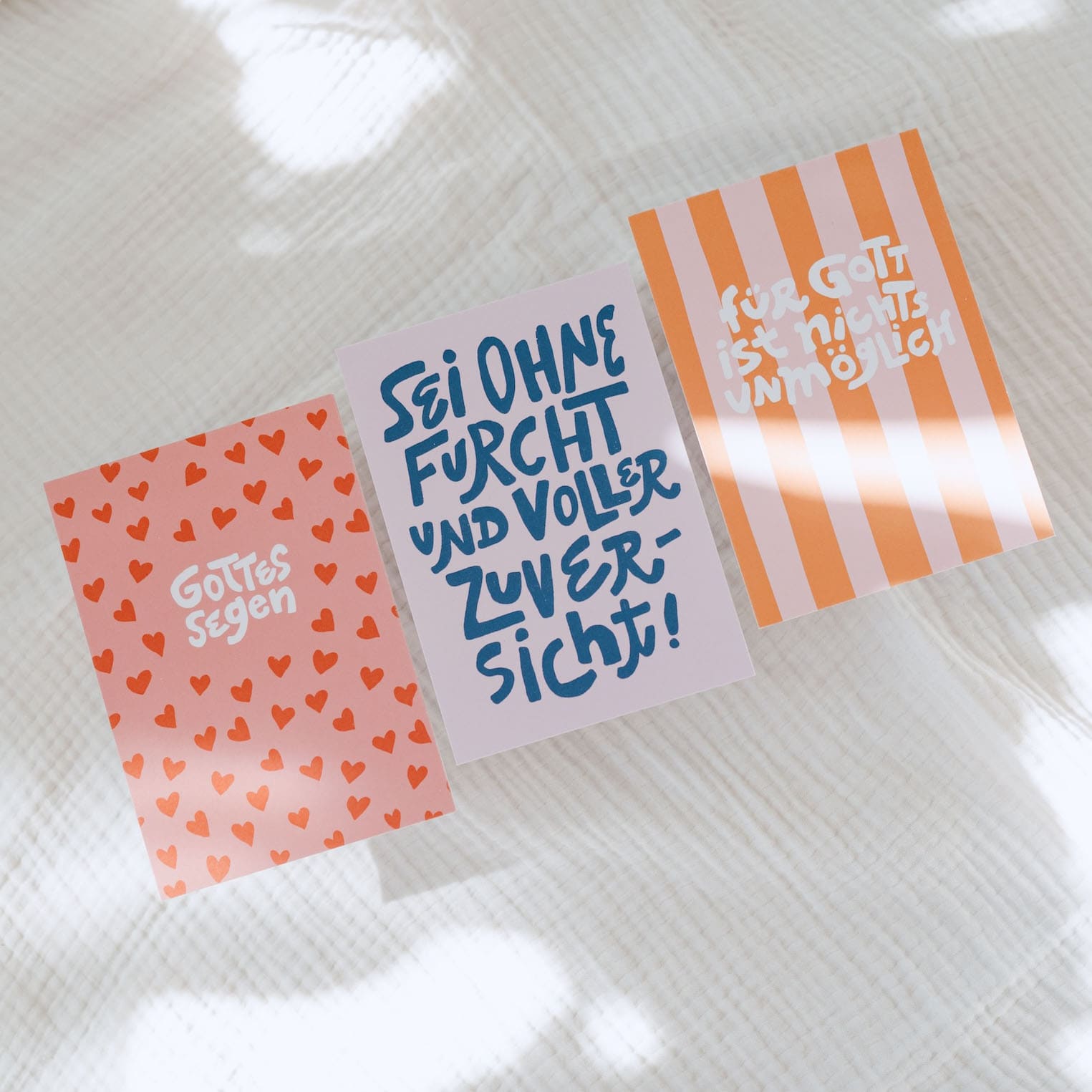 Gottes Segen, christliche Botschaften, christliche Karten, Glaube und Vertrauen, christliche Sprüche.