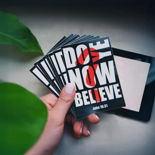 Glaubensbotschaften auf Kartensets für Christen, Bibelverse und christliche Zitate.