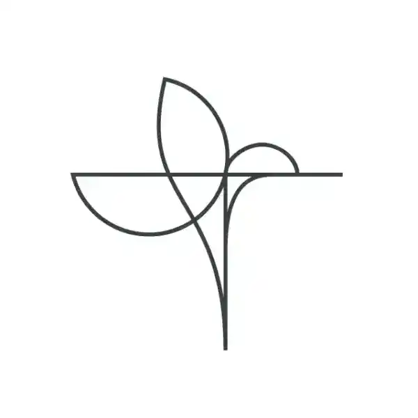 Moderne christliche Symbolgrafik für Glauben und Spiritualität.