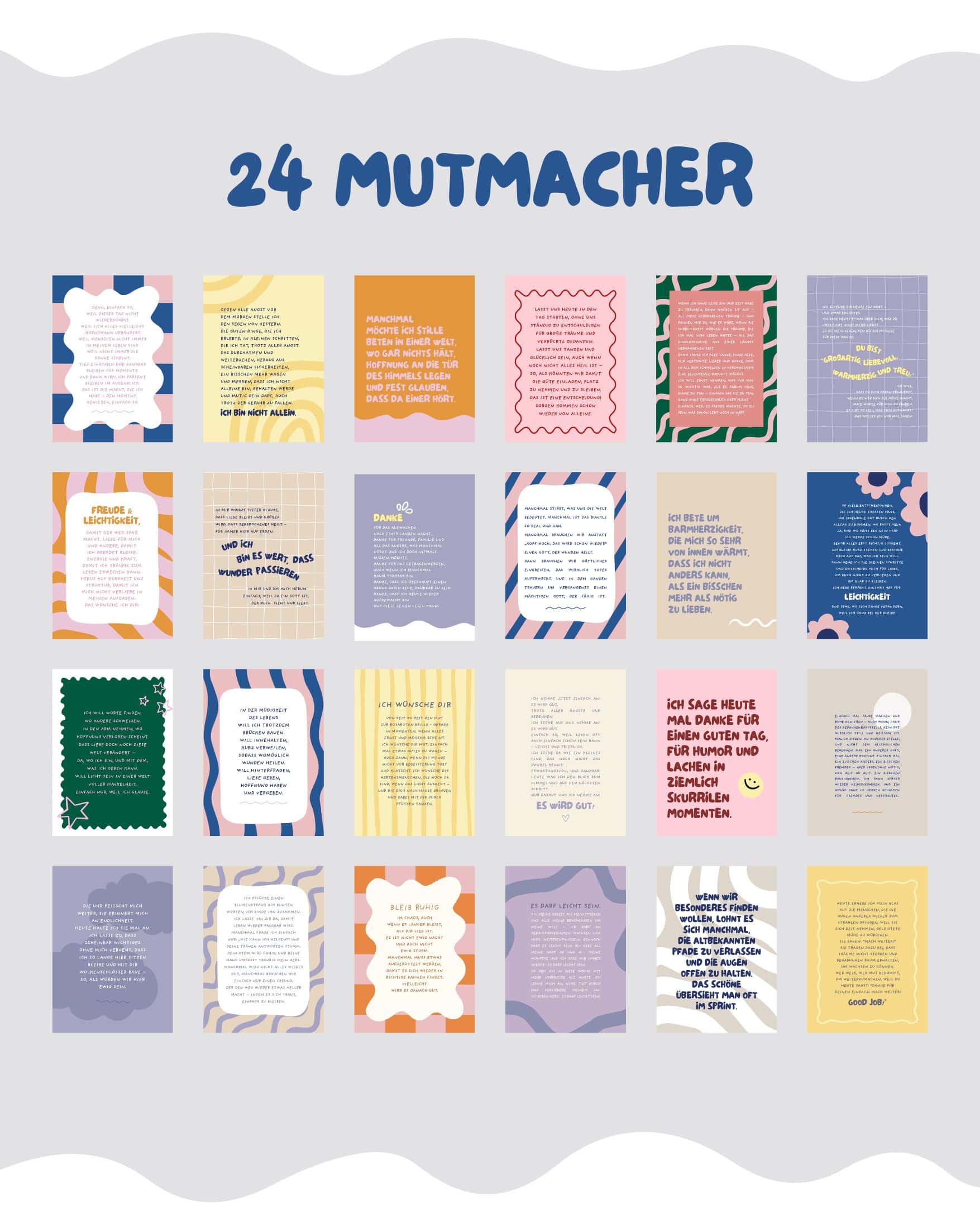 Mutmacher Zitate für Christen, positive Glaubenssprüche, christliche Inspirationen.