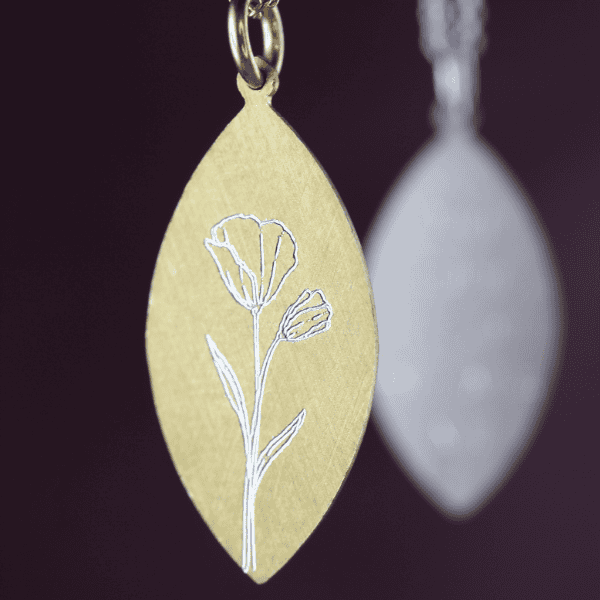 Anhänger Jahreslosung 2026 in Gold Vorderseite