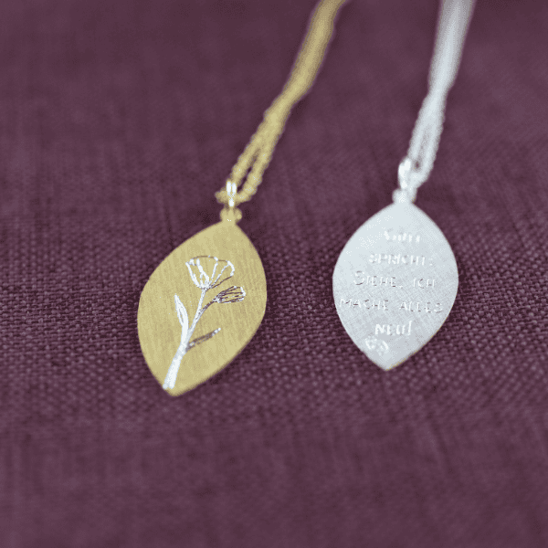 Anhänger Jahreslosung 2026 beide Seiten nebeneinander