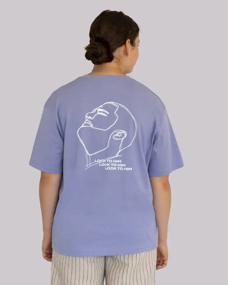 Gebets-T-Shirt mit biblischem Spruch für christliche Mode und Marken bei stage2603.mookho.de.